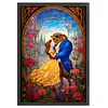 (Big Size)Beauty And The Beast - 11CT Stamped Cross Stitch 50*70cm/19.69*27.56in