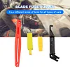 4Pcs Automobile Fuse Clip Blade Fuse Remover Auto Fuse Plier for Car Fuse Holder
