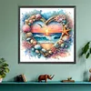 (US Local)Paint By Numbers Kit On Canvas DIY Oil Art Ocean Picture Home Wall Decor40x40cm