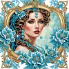 (Multi-Style)Noble Lady-Partial Special Shaped Diamond Painting 30*30CM
