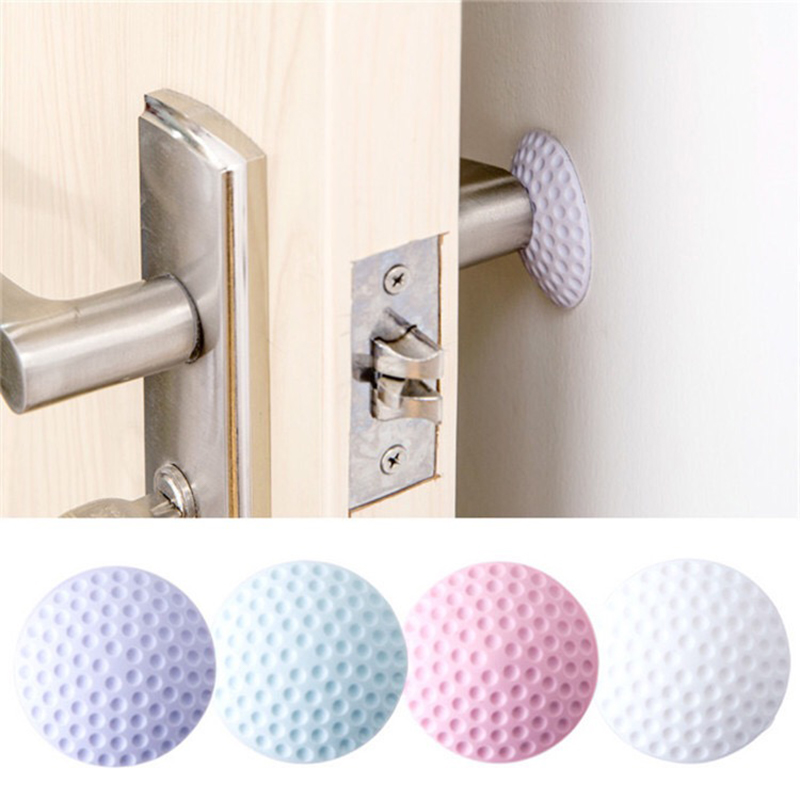 4 Pcs Silicone Knock-prevent Sticky Cushion