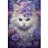 Cat Flower - 11CT Stamped Cross Stitch 40*60cm