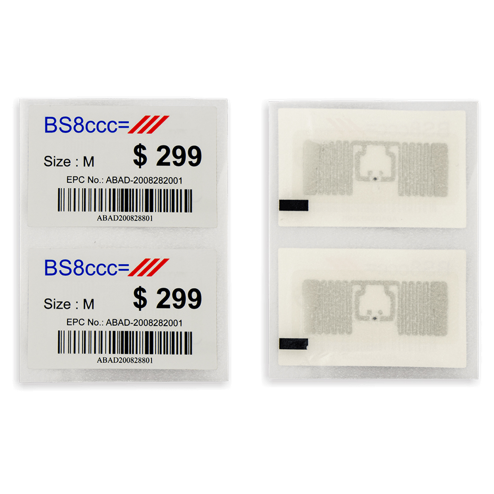 Customized Printable UHF Long Range Clothes Clothing Tag Label Garment Rfid Hang Tag for clothes
