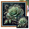 (Multi Style)Flowers-Full Embroidery 3 Strands 11CT Stamped Cross Stitch-40*40CM