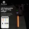 WEST BIKING LED replaceable plug-in taillight - a new choice for cycling safety