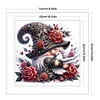 Rose Gnome-11CT Stamped Cross Stitch 50*50cm/19.69*19.69in