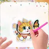 6Pcs Butterfly Kitten Diamond Painting Fridge Magnet Diamond Art Magnets Decals Kit