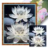 Lotus-14CT Stamped Cross Stitch 40*50cm/15.75*19.69in