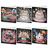 6 PCS Birthday Card - 5D DIY Greeting Card