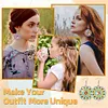 8 Pairs Double Sided Diamond Painting DIY Earring Making Kit for Women Girls