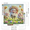 Diamond Painting -DIY Round Drill Easter Chicken(40x40cm)