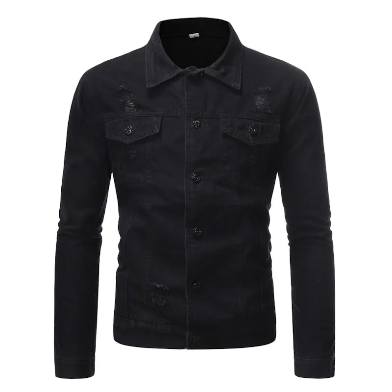 Rough & Tumble Streetwise Ripped Denim Jacket