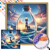 (US Local)Sea Lighthouse - Round AB Drills Diamond Painting(45x45cm)