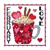 12 months -11CT Stamped Cross Stitch Kit(35*35cm)