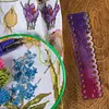 Acrylic Row Line Board 30 Holes Yarn Organizer Craft Storage Holder Art Accessory