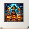 Diamond Painting-DIY Full Round Drill Halloween Skull(40*40 CM)