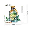 >SALE<5D DIY Partial Special Shaped Drill Diamond Painting Kit Flower Vase Home Decor