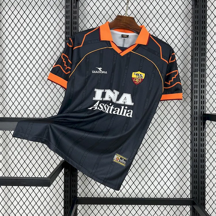 Roma 1999-2000 Retro Away Shirt