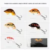 5Pcs Fishing Lures Artificial Bait Wobbler Crankbait Fishing Baits Fishing Tools