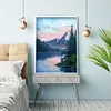 Diamond Painting-DIY Full Round Drill Mountain Lake