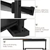 [US Local Warehouse] 2 Pack Shade Sail Poles 10FT Outdoor Sun Shade Poles 2.83in Diameter Heavy Duty Metal Post for Deck Patio Outside Backyard