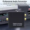 192KHz Digital to Analog Audio Converter SPDIF Optical to L/R RCA Converter