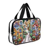 DIY Diamond Art Rhinestone Makeup Bag Crystal Transparent PVC Storage Pack Kit