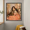 （Big Size)Beauty Cat-Paint by Numbers Acrylic Painting 50*60CM