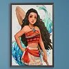 Princess Moana-Paint by Numbers Acrylic Painting 40*60CM