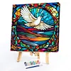 Flying Pigeon Glass Painting-Paint by Numbers Acrylic Painting 40*40CM