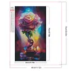 (US Local)Rose- Round AB Drills Diamond Painting(45x75cm)