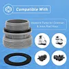 4 Pack Pool Hose Adapter Pool Pump Connector Hoses Conversion Replacement Parts