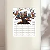 DIY Diamond Painting Magnetic Dry Erase Calendar for Fridge Planning Board Weekly Monthly Planner Memo Board Kits