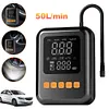 Tire Inflator 120 PSI Portable Air Compressor with LED Light Cordless Bike Pump