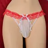 Men's Underwear For Men Sexy Lingerie Sexy G-string Underwear Sheer Mesh Bikini Briefs Gay Crossdresser