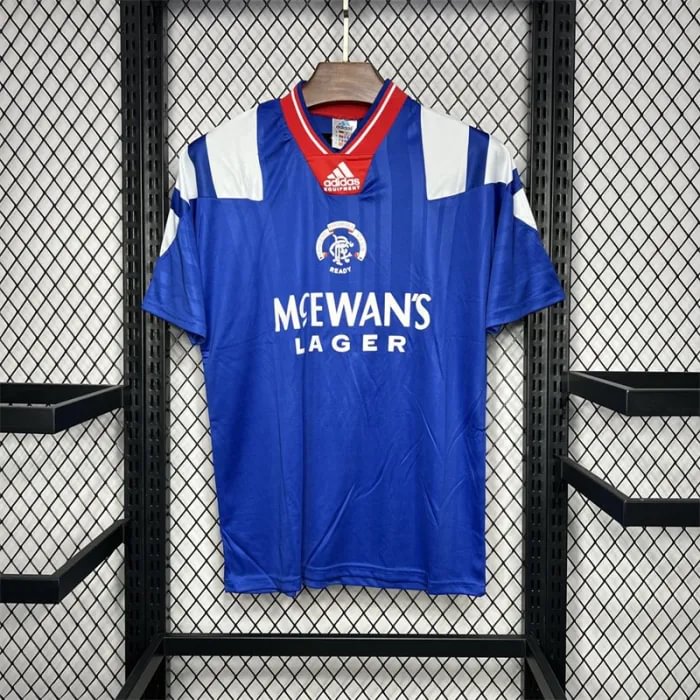 Retro Rangers Home Kit 1992 1994 Football Jersey