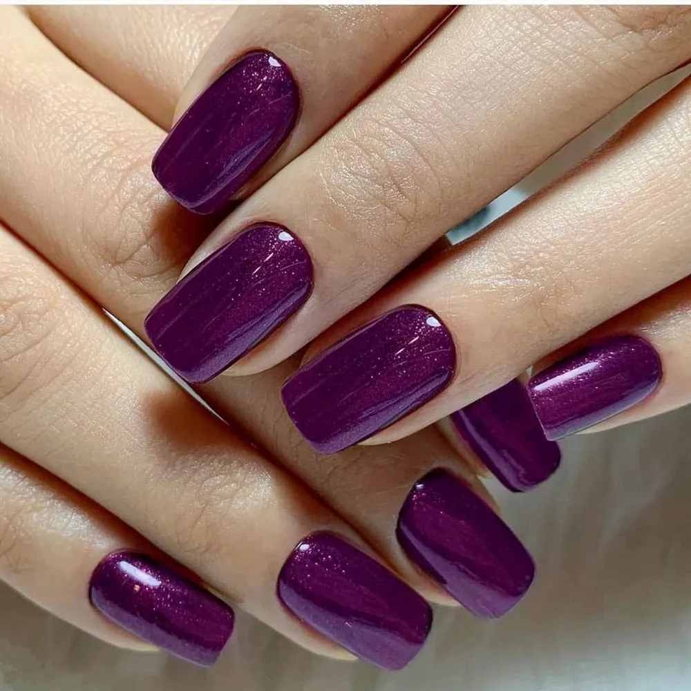 24Pcs Glossy Black Long Press On False Nails Artificial Fake Nails With Jelly Glue DIY Full Cover Tips Manicure Tool-Nail Inspo
