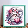 (US Local)Rose Gnome-11CT Stamped Cross Stitch Kit(40x40cm)