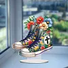 >SALE<Special Shape Single-Side Desktop Diamond Art Kit Home Craft Decor (Canvas Shoe)