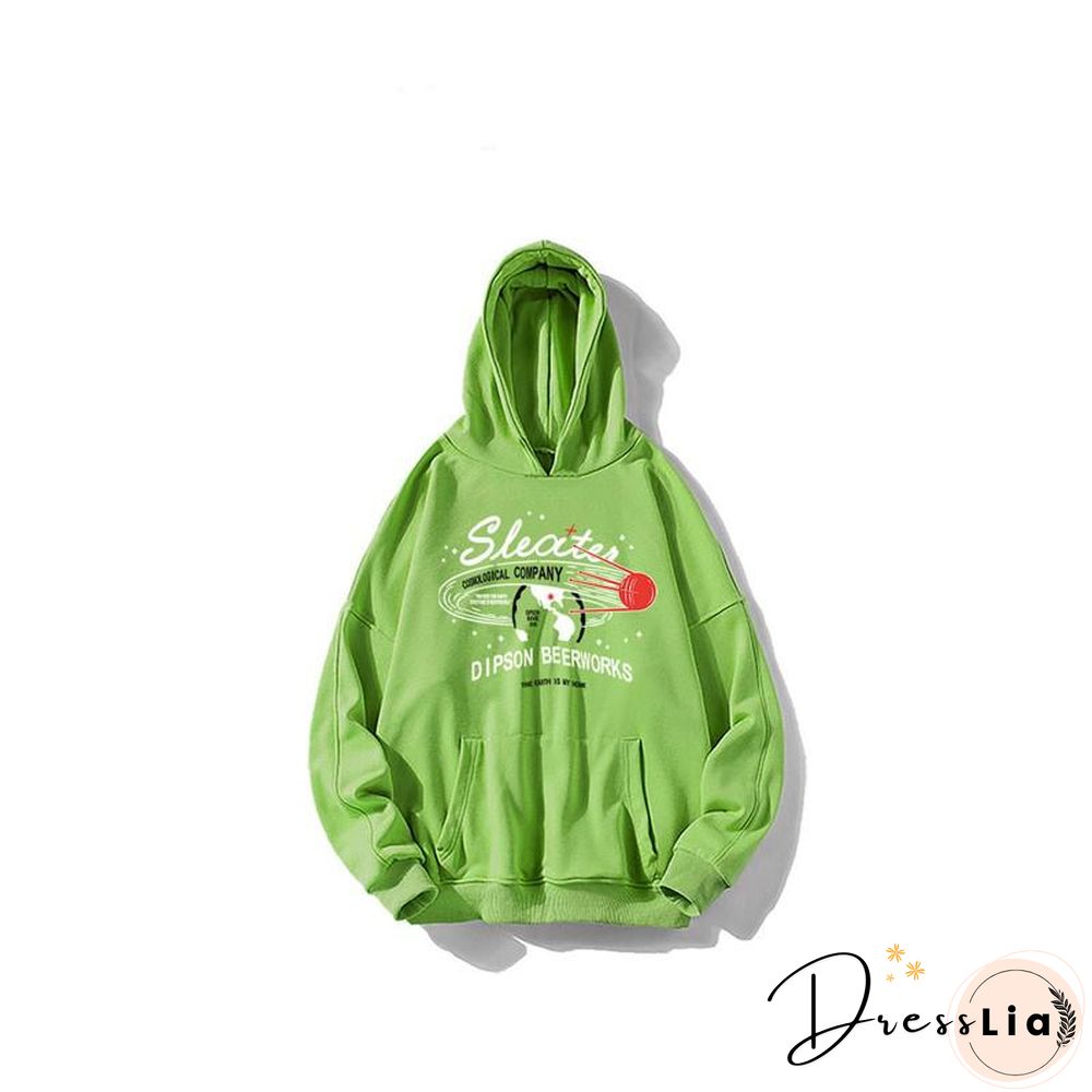 Harajuku Letter Print Hoodies Sweatshirt Spring Autumn Vintage Clothes for Women Korean Style Loose Streetwear Female Pullover
