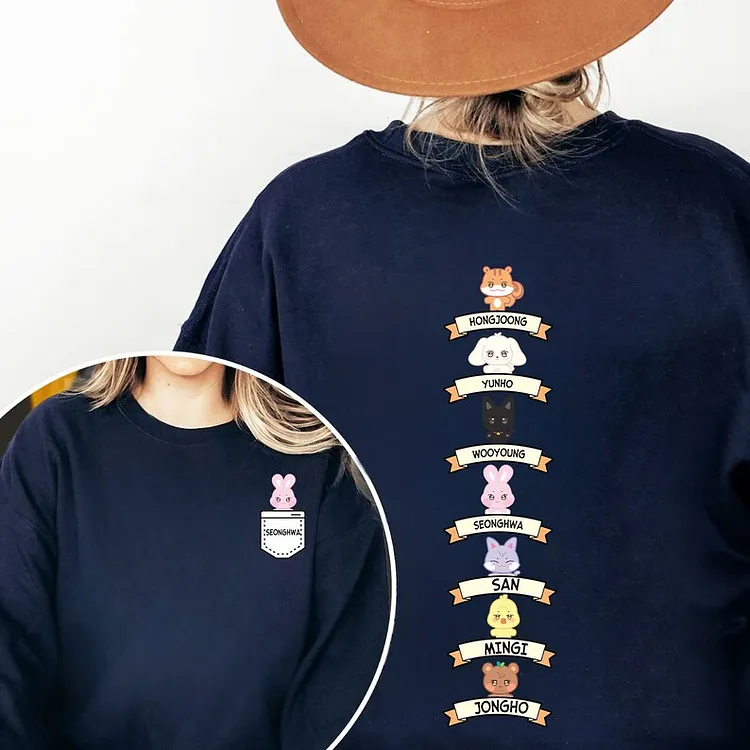 Ateez Members Name Aniteez Sweatshirt