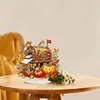 >SALE<2D Flat Print Autumn Mailbox DIY Table Top Diamond Painting Ornament Kits