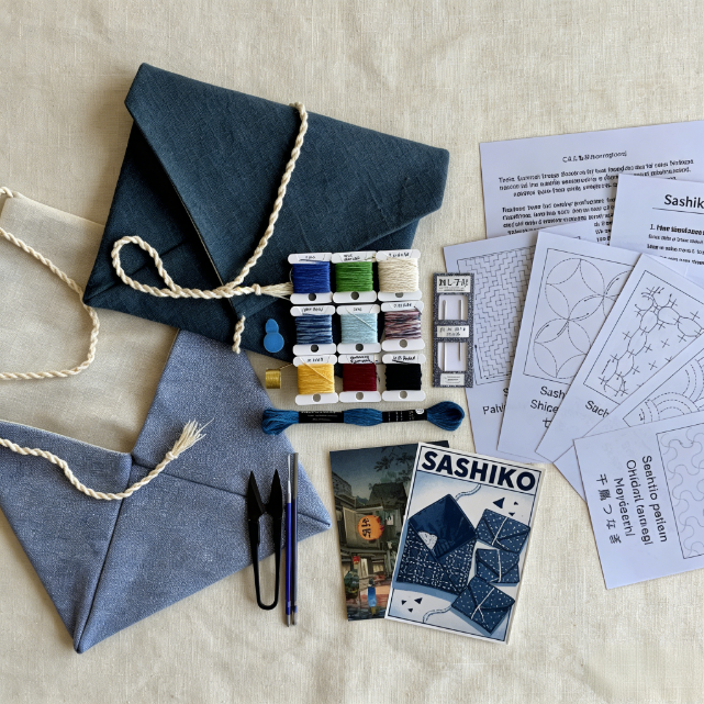 Japanese Sashiko Embroidery Kit