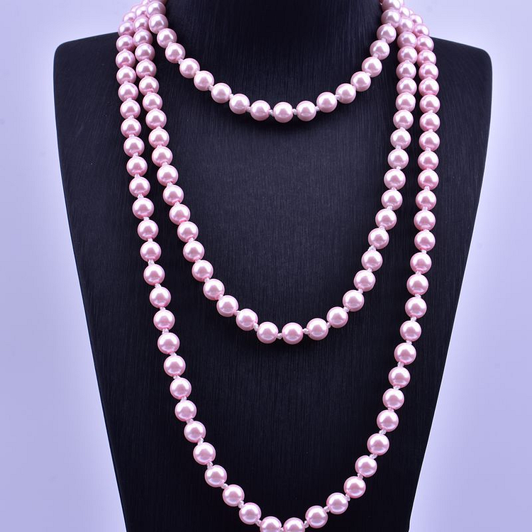 Elegant all-match pearl necklace