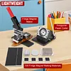 [US Local Warehouse] 50x50mm Square Magnet Maker Machine with 100 Sets Materials Fridge DIY Photo Magnet Making Machine for Crafting Home Use Business