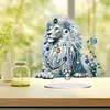 Diamond Painting Lion Desktop Ornament Decorations(19*19CM)