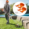 [US Local Warehouse] 2Pcs Grass Trimmer Storage Hooks Heavy-Duty Lawn Mower Hook Bracket for Garden