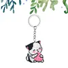 Bead Embroidery - Cat Beaded Counted Cross Stitch Keyring