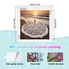 Beach Skirt Beauty - Partial Special Shaped Diamond Painting 30*30cm