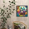 Garden Gnome-Full Round Diamond Painting 40*40CM